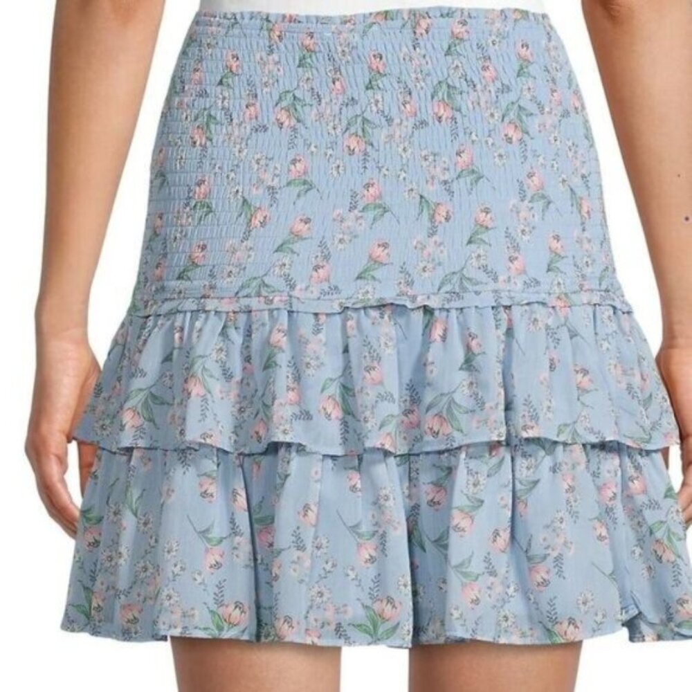 Allison New York Floral Smocked Skirt Medium NWT
